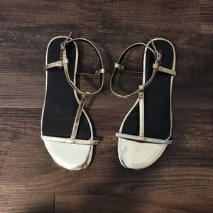 Women’s gold sandals